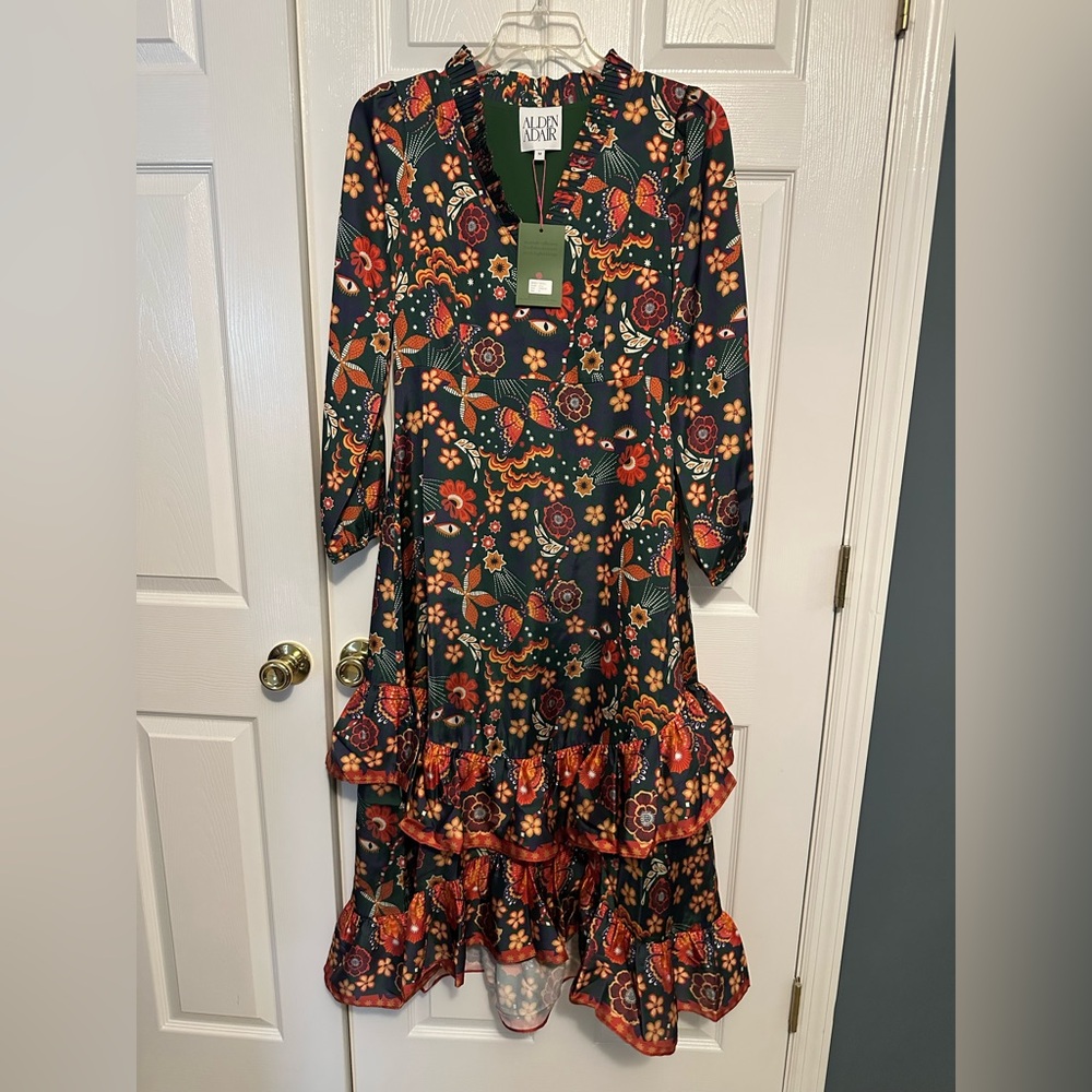 NWT Alden Adair Merritt dress in Tapestry - Picture 4 of 6